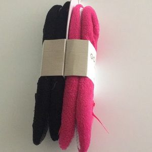 Gold tone 2 pack ballerina slippers. Size S.